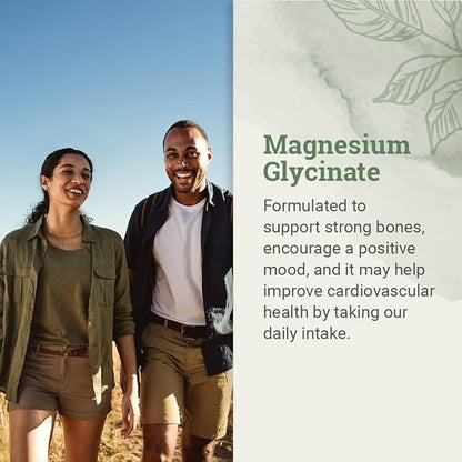 Pure Magnesium Glycinate 500mg - Chelated Magnesium Supplement, High Absorption Capsules for Sleep, Glicinato De Magnesio with Organic MCT Powder (120 Capsules)