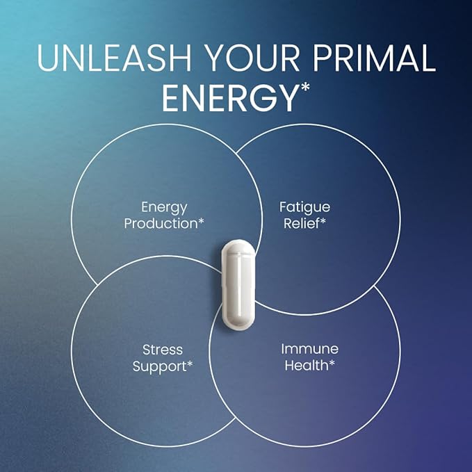 Men's Energy & Immune Complex, Energy Production, Fatigue Relief, Stress Support, Immune Health, Non-GMO, Made in USA, 90 Servings