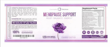 Menopause Support - Menopause Relief and Weight Management Support - for Hot Flashes, Night Sweats Relief and Energy - 120 Capsules - Made in USA