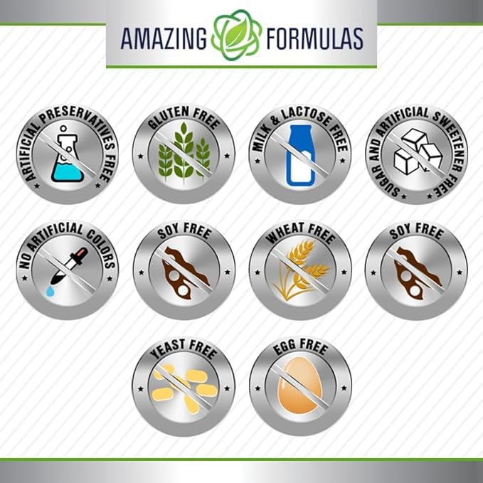 Amazing Formulas Melatonin Supplement | 20 Mg Per Serving | Tablets | Non-GMO | Gluten-Free | Made in USA (1 Pack, 60 Count)