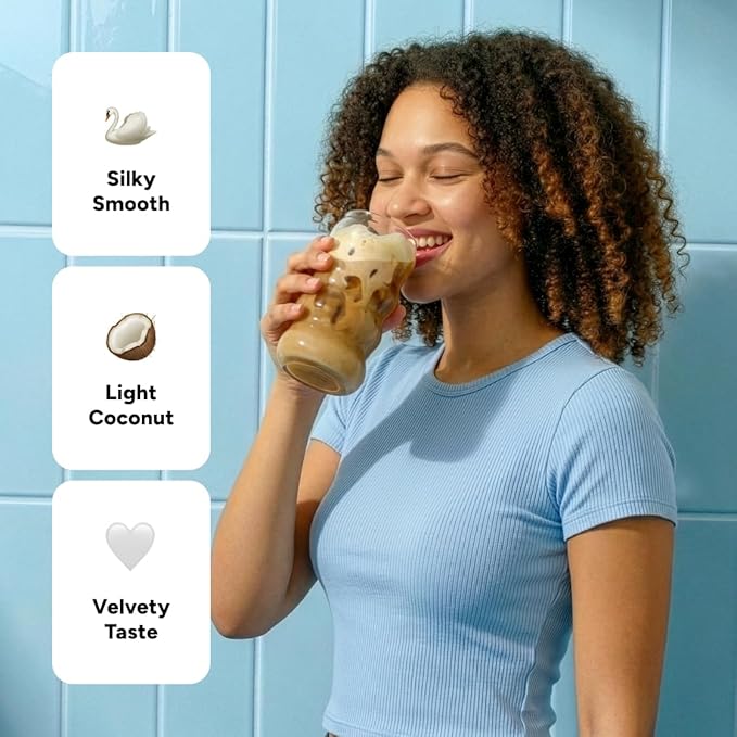 Collagen Protein Creamer for Coffee with Probiotics, Creatine & Coconut MCT Oil - Made in USA - Gut Health, Beauty & Recovery - 30 Servings