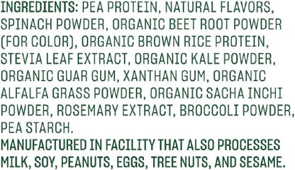 Vega Protein and Greens Protein Powder, Berry - 20g Plant Based Protein Plus Veggies, Vegan, Non GMO, Pea Protein for Women and Men, 1.3 lbs (Packaging May Vary) (Pack of 1)