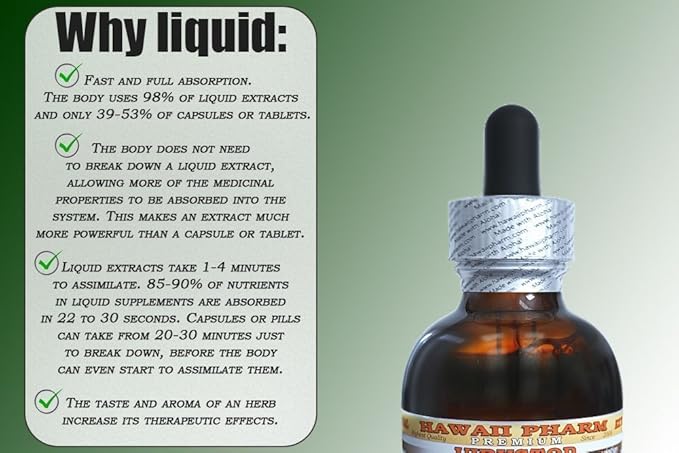 Hawaii Pharm Rehmannia Liquid Extract, Tincture, Herbal Supplement, Made in USA, 32 fl.oz