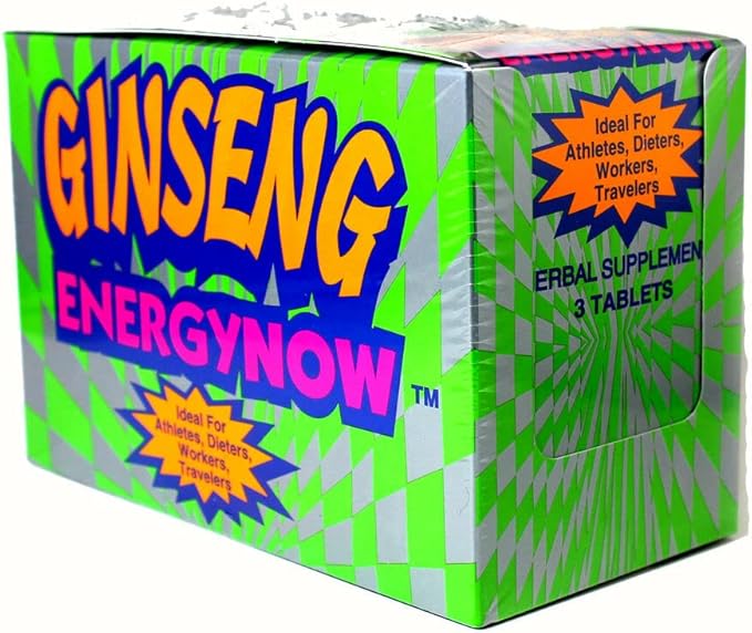 Energy Now GINSENG ENERGY NOW for Athletes, Dieters, Workers & Travelers