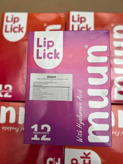 Muun Vaginal Moisturizer - Pack 12 Immediate Intimate Hydration - Dryness Burning Itching Discomfort Relief with Hyaluronic Acid - pH Balance - Estrogen & Hormone Free, Long-Lasting