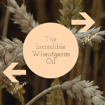 Deve Herbes Pure Wheatgerm Oil (Triticum vulgare) Cold Pressed (Pack of Two) 100ml X 2 (6.76 oz)