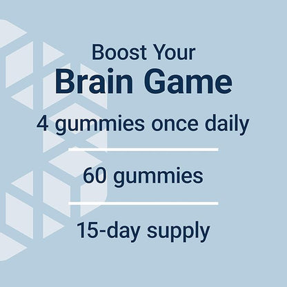 Life Extension Gummy Science™ Neuro-Mag® Magnesium L-Threonate, Memory Support, Quick Thinking, cognition, Magnesium Supplement, Gluten-Free, Non-GMO, Orange Flavor, 60 Gummies