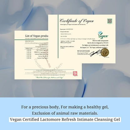 Refresh Intimate Cleansing Gel | 10 Days Care | Intimate Odor Remover | 3 Probiotics Gel | pH Balanced (0.06 Fl Oz (Pack of 10))