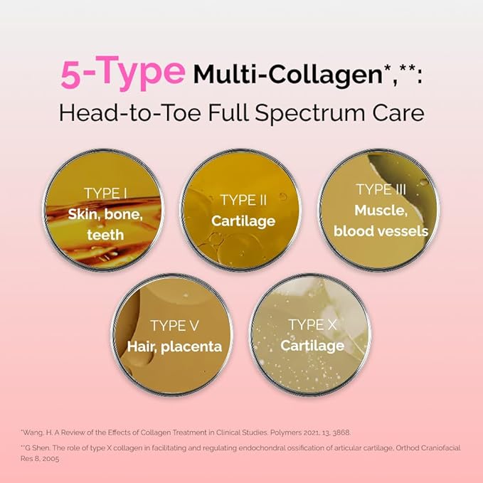 VITALBEAUTIE Super Collagen Drink – 3,500mg Low‑Molecular Fish Collagen (5 Types) – K‑Beauty Liquid Beauty Ampoules, Mixed Berry Flavor (Naturally & Artificially Flavored) – 14 x 25 mL