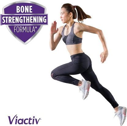 Viactiv Calcium + Vitamin D Supplement Soft Chews for Women & Men - Chewable Calcium for Bone Health Support, 650 mg per Serving, Vitamin D & K for High Absorption - 180 Count, Milk Chocolate