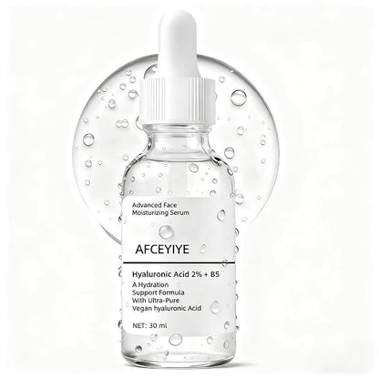 Hyaluronic Acid 2% + Vitamin B5 Face Serum, Moisturizing, Repairing Skin, Anti-aging, Soothing Dry Skin, Enhancing Skin Elasticity, Feminine Plump & Smooth Skin Facial Care Serum