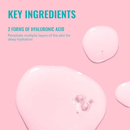 Good Molecules Hyaluronic Acid Serum Pack 3 – 30 ml Each | 1% Hyaluronic Acid, Non-Greasy Ultra Hydrating Serum, Facial Moisturizer for Plumper Skin, Skin Care for Face