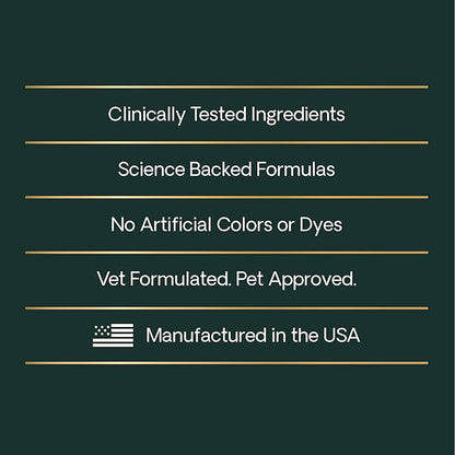 VetriScience Calm & Confident Chews, Composure Clinically Tested Calming and Anxiety Supplement for Dogs, Reduce Stress and Fear, Ideal for Thunderstorms, Fireworks and Travel, Chicken, 60 Count