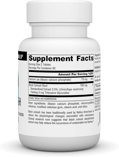 Source Naturals Black Cohosh Extract, 120 Tablets