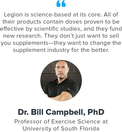 Legion Sucrosomial Magnesium Supplements - High Absorption Magnesium Supplement for Women & Men - Magnesium Mineral Supplements to Help Boost Athletic Performance - 90 Serving Mixed Berry