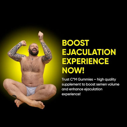 Pineapple C*M Gummies Improves Sperm Volume and Load Semen Volume Supplement - 60 Capsules - 1 Month Supply