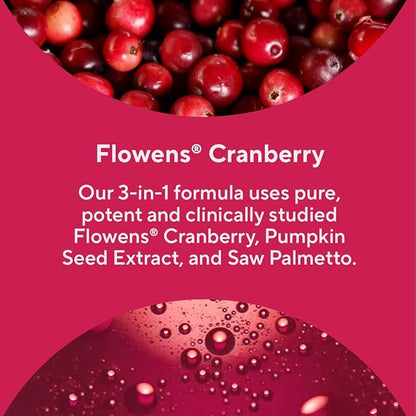 Premium Bladder Support Supplement – Bladder Control Supplement for Occasional Urinary Urgency, Frequency & Leakage – With Clinically Studied Cranberry, Pumpkin & Saw Palmetto - 60 Capsules