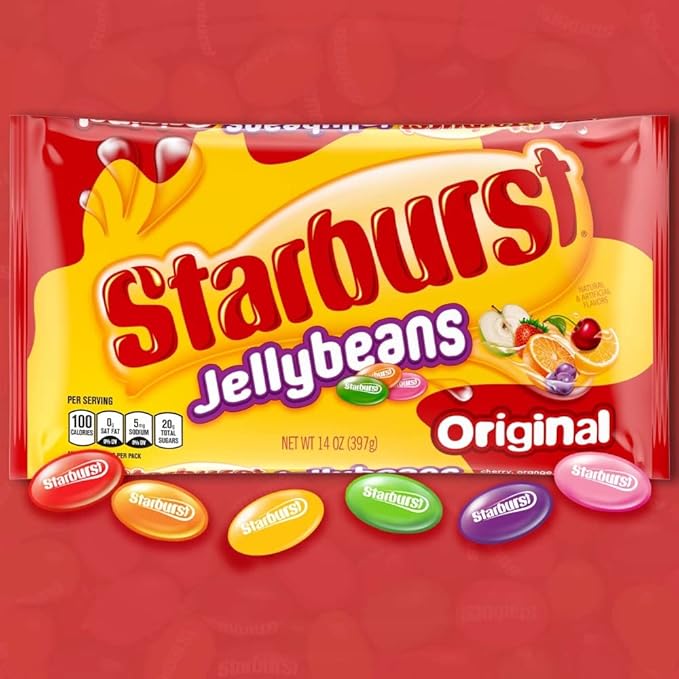 STARBURST Original Jelly Beans Gummy Candy, 14 oz Bag