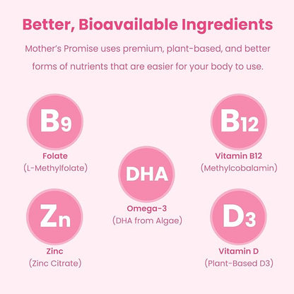 Prenatal Vitamin Gummies with DHA | Vegan Prenatal Vitamins for Women with Omega 3, Folate, Choline & D3, Pregnancy Vitamins for Fetal Development | Gummy Multivitamin Supplement, 120 Count (2-Pack)