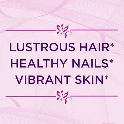 Nature's Bounty Optimal Solutions Hair Skin & Nails Extra Strength Softgels, 150 Count