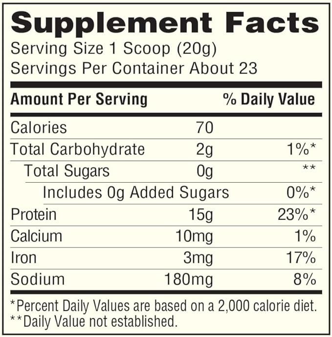 365 by Whole Foods Market, Organic Pea Protein, 16 Ounce