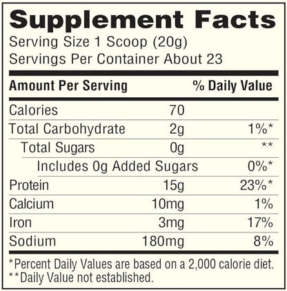 365 by Whole Foods Market, Organic Pea Protein, 16 Ounce