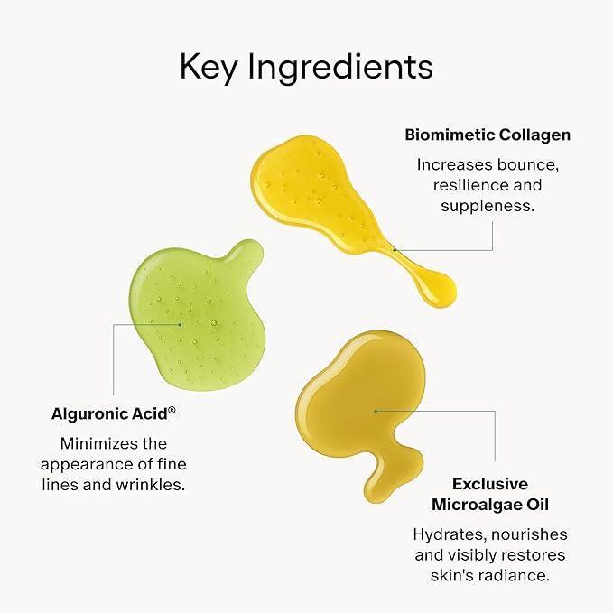 Algenist GENIUS Liquid Collagen Essence - Liquid Collagen Serum with Patented Alguronic Acid to Help Improve Skin Bounce, Elasticity & Radiance (100ml)