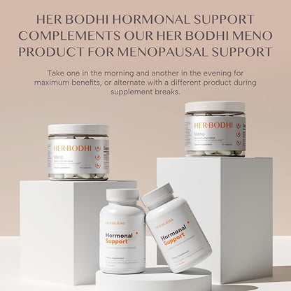 Hormonal Support - Hormone Balance Supplement for Women, PMS Support Supplement & Hormone Harmony for Women, Supports Energy, Mood Swings, Hot Flashes, Menopause Hormonal Balance (60 Caps)