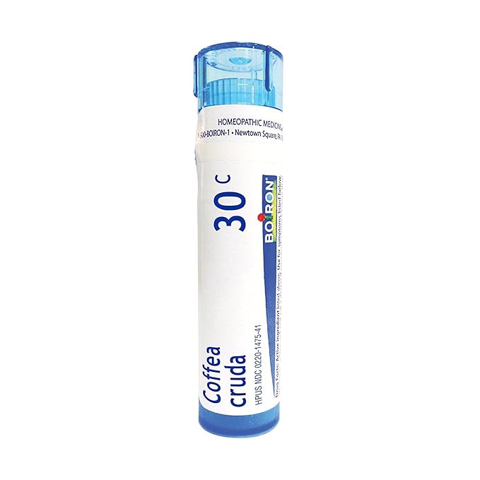 Boiron Coffea Cruda 30C Homeopathic Medicine for Sleeplessness - 80 Pellets