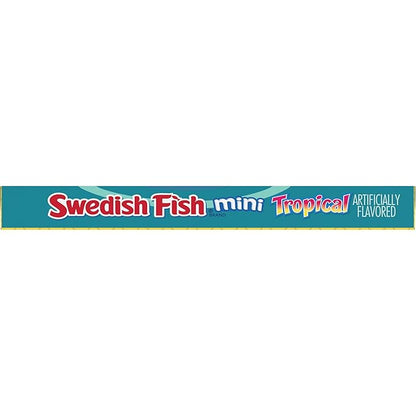 SWEDISH FISH Mini Tropical Soft & Chewy Gummy Candy, Bulk Candy, 12 - 3.5 oz Boxes