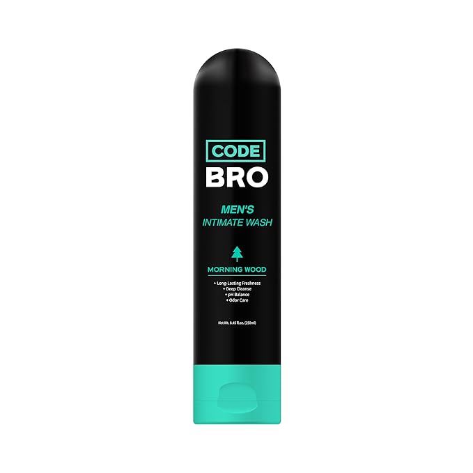 Men's Intimate Wash Morning Wood - Shower Stuff for Men (250ml, 8.45 fl oz)