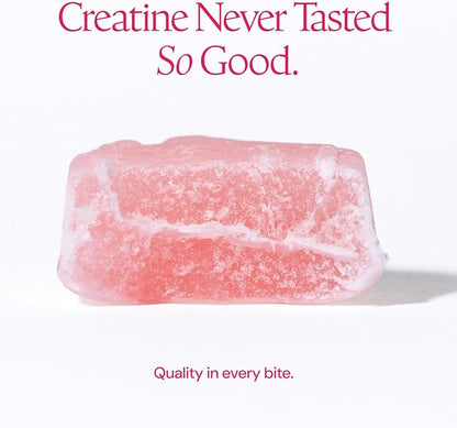 Create Creatine Monohydrate Gummies for Men & Women, Boost Focus, Strength, and Endurance, Anti-Melting Formula, Vegan, Gluten-Free, Non-GMO, 1.5g of Creatine per Gummy (Watermelon)
