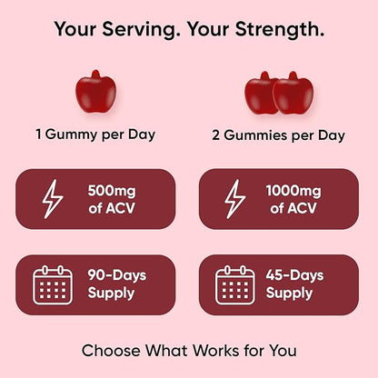 WeightWorld Apple Cider Vinegar Gummies 1000mg with The Mother + VIT C, B12-9-6, Beetroot | ACV Gummies - Digestion, Metabolism, Detox & Cleanse | Vegan Apple Cider Vinegar with Mother, 90 Count