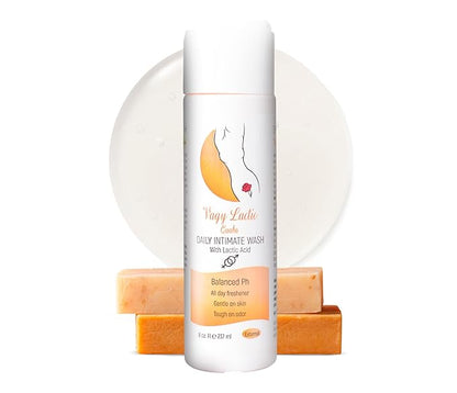 Vagy Rejuvenation Vagy Lactic Feminine Wash with Lactic Acid & Calendula – Gentle Intimate Wash Women pH Balance – Refreshing Vaginal Cleanser – 8 oz (8 oz, Cuaba (Dominican Pine))