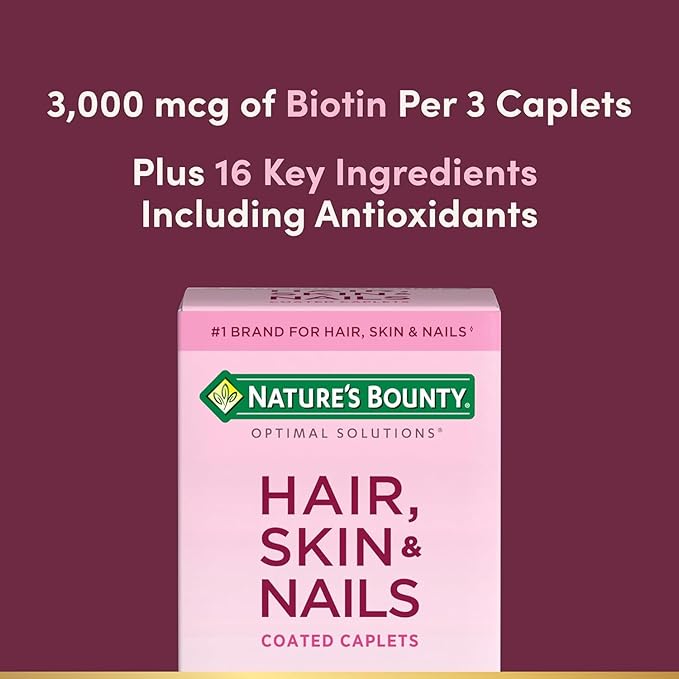 Nature's Bounty Hair, Skin and Nails Formula, 60-Count