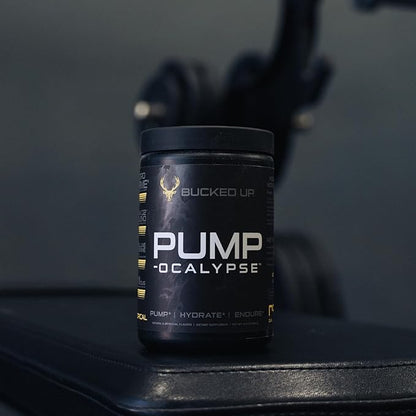 Pump-ocalypse Tropical | Nitric Oxide and L Arginine Supplement with Citrulline Malate, GlycerPump | Ultimate N.O. Booster | Lean Muscle Support for Blood Flow, Vascularity, Hydration and Endurance