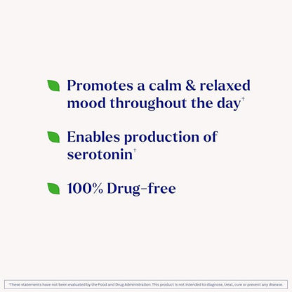 Natrol Mood + Stress 5-HTP 100 mg, Dietary Supplement for a Balanced Mood, Capsules for Adults, 30 Capsules, Up to a 30 Day Supply
