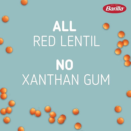 Barilla Red Lentil Penne Pasta, 8.8 oz (Pack of 10) - Gluten Free, Non GMO & Kosher - Plant Based Protein