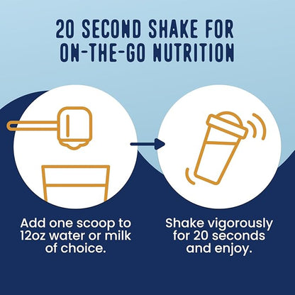 FlavCity All in One Protein Shake Powder, Blueberry Muffin - On the Go Meal Alternative + Collagen Peptides, Reishi & Cordyceps - Focus, Skin, Hair & Joint Support - 100% Grass Fed Whey, 20 Servings