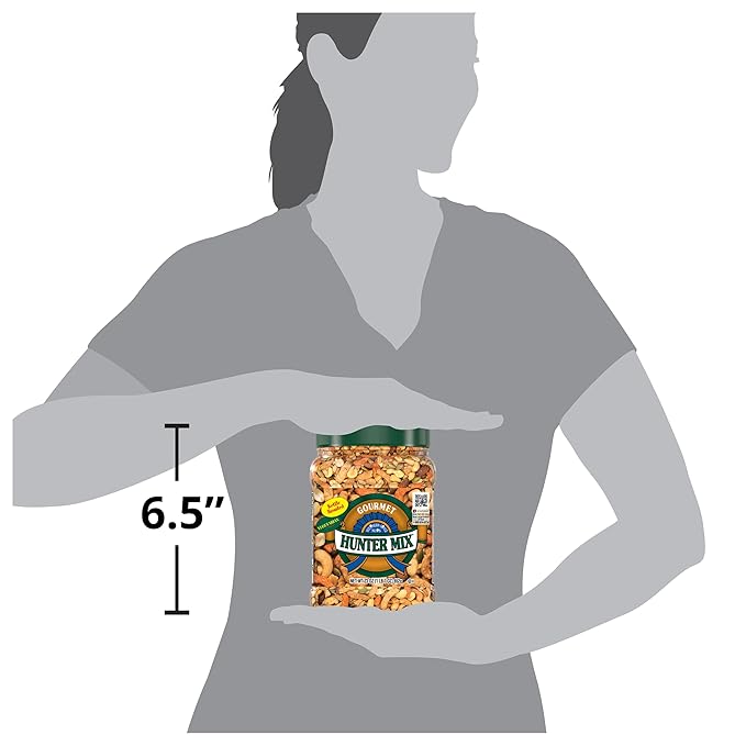 Southern Style Nuts Gourmet Hunter Bulk Trail Mix, 23 oz (Pack of 1), Sesame Sticks, Roasted Peanuts, Sunflower Kernels, Almonds, Cashews & Pepitas, Mixed Nuts, Snacks for Adults & Kids