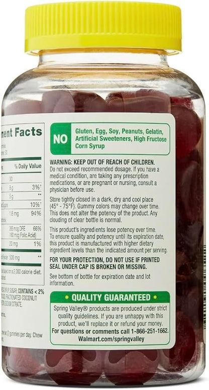 Beetroot Dietary Supplement Gummies, Cherry, 500 mg, 60 Count