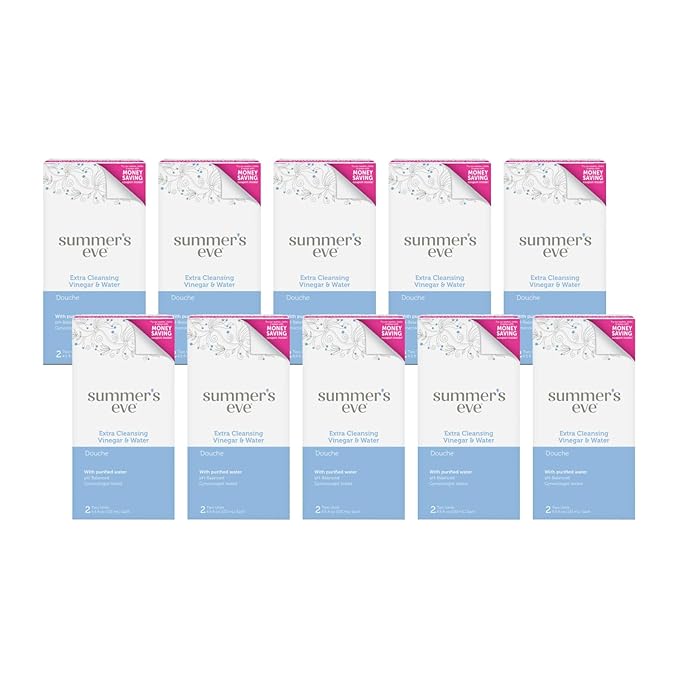 Summer's Eve Extra Cleansing Vinegar & Water Douche 2 Ct (Pack of 10)