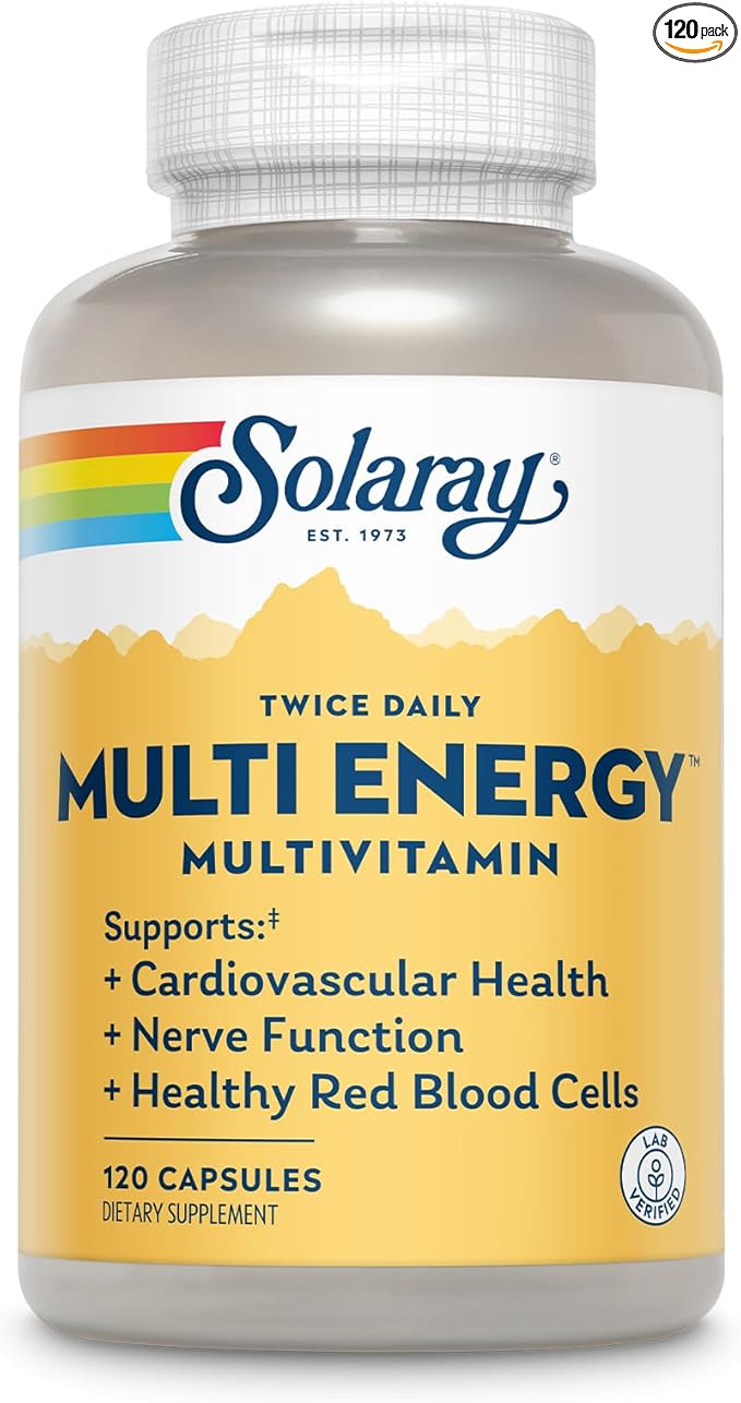 SOLARAY Multi Energy Two Daily, Capsule (Btl-Plastic) | 120ct