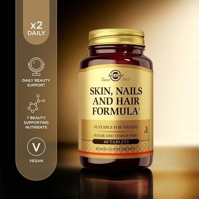 SOLGAR, Skin, Nails & Hair Tablets, 60 Count