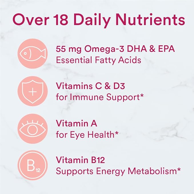 SmartyPants Teen Girl Multivitamin Gummies with Omega-3 Fish Oil (EPA/DHA), Vitamins C, D3, B12, A, K & Zinc, Gluten-Free, Includes Biotin for Hair, Skin & Nails, 120 Count (Pack of 2)