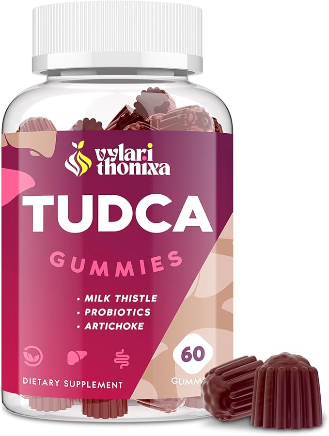 Premium TUDCA Bile Salts Gummies - 2000mg High Potency Liver Support Supplement, Liver Detox & Repair with Milk Thistle, Artichoke, Probiotics - Vegan, 30 Servings