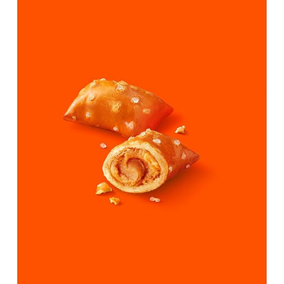 Reese's Filled Pretzels, Peanut Butter Pretzel Nuggets, Crunchy, Ready to Eat, Sweet and Salty Snack, 1 oz Bags (10 Count)