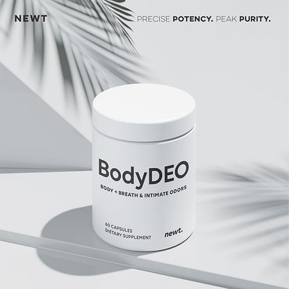 BodyDEO Body Deodorant Pills with Chlorophyll, Parsley & Peppermint – 60 Capsules – Internal Deodorant Pills for Women & Men – Body Odor Eliminator & Deodorizing Supplement for Total Freshness