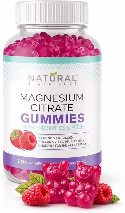 Sugar Free Calm Magnesium Citrate Gummies - High Absorption Calming Magnesium Citrate Gummy for Adults & Kids to Support Sleep, Stress Relief, Heart Health, Nerves, Muscles & Bones