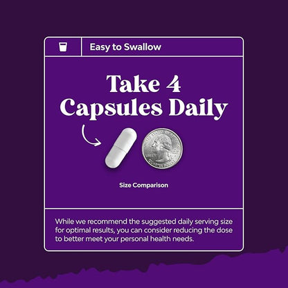 High Absorption Magnesium Glycinate Capsules - 500mg Magnesium Glycinate Per Serving for Calming Sleep Plus Muscle Bone & Nerve Support - Chelated 500mg GMP Certified - 240 Count